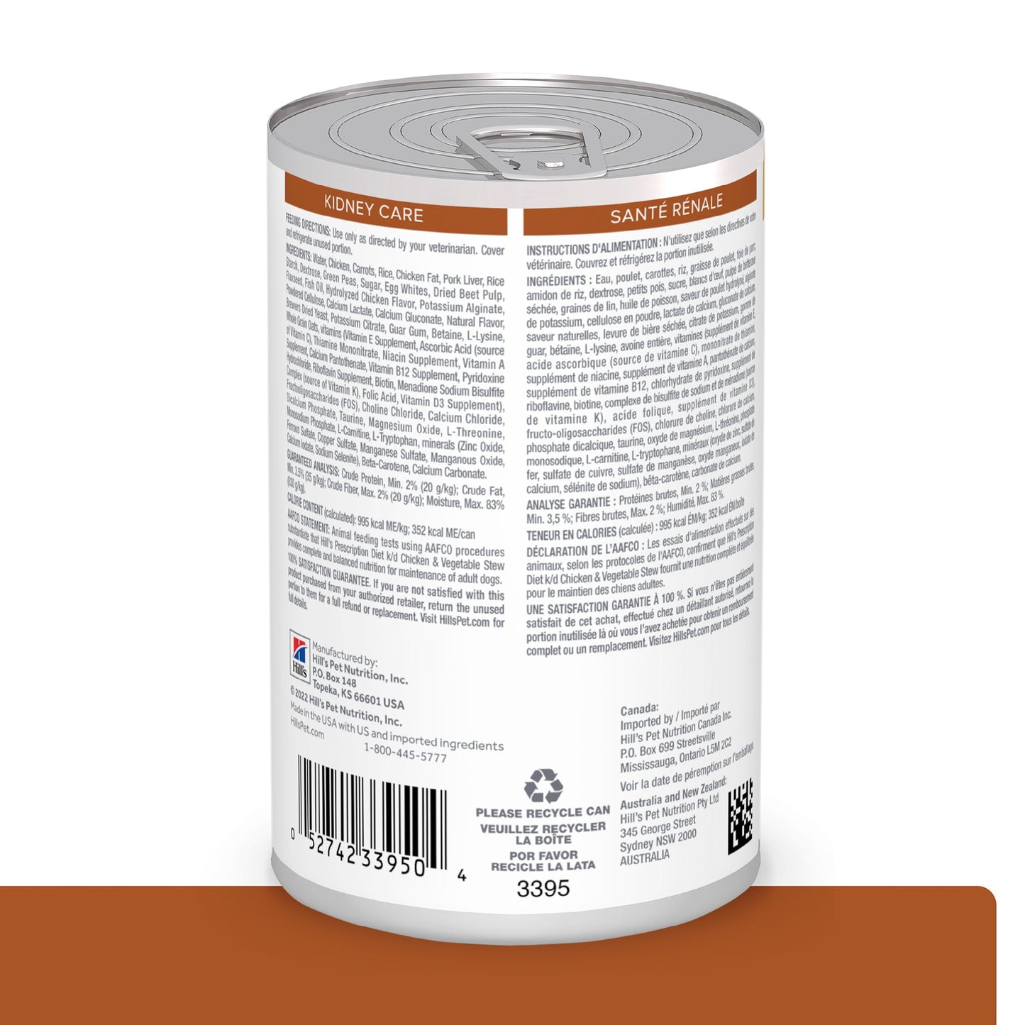 Hills Science Diet Alimento Perros k/d Lata 350 gr Estofado Enfermedad Renal kd