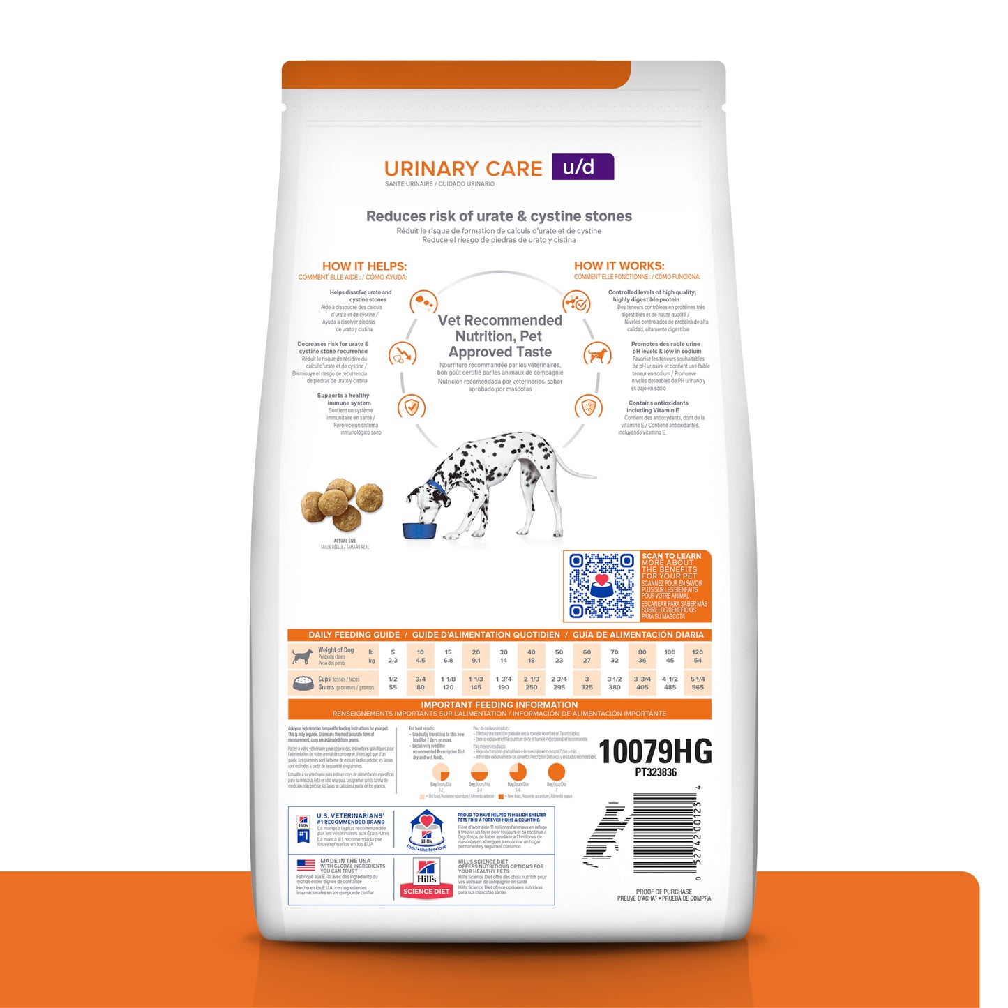 Hills Science Diet Alimento Perros u/d Urolitiasis Enfermedad Renal Etapa Final UD