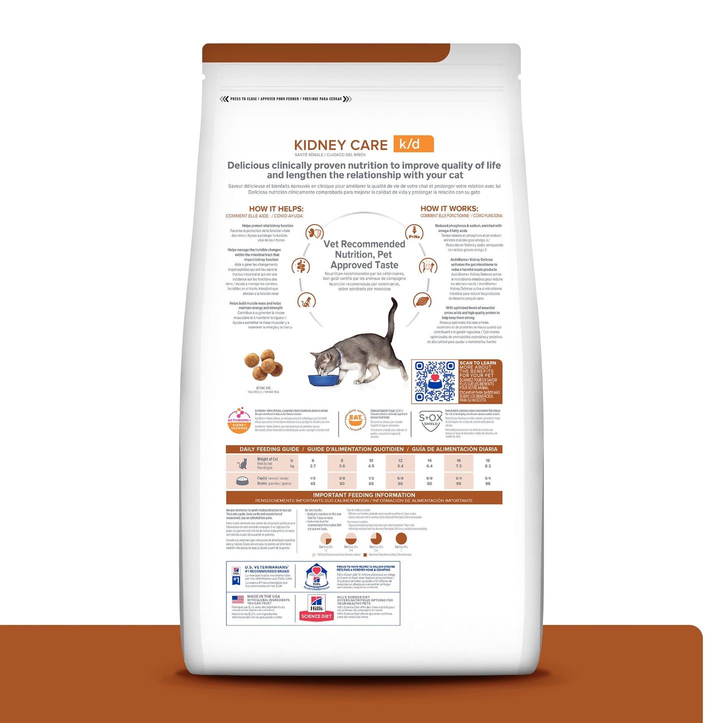 Hills Science Diet Alimento Gatos k/d Enfermedad Renal Croquetas Pienso kd