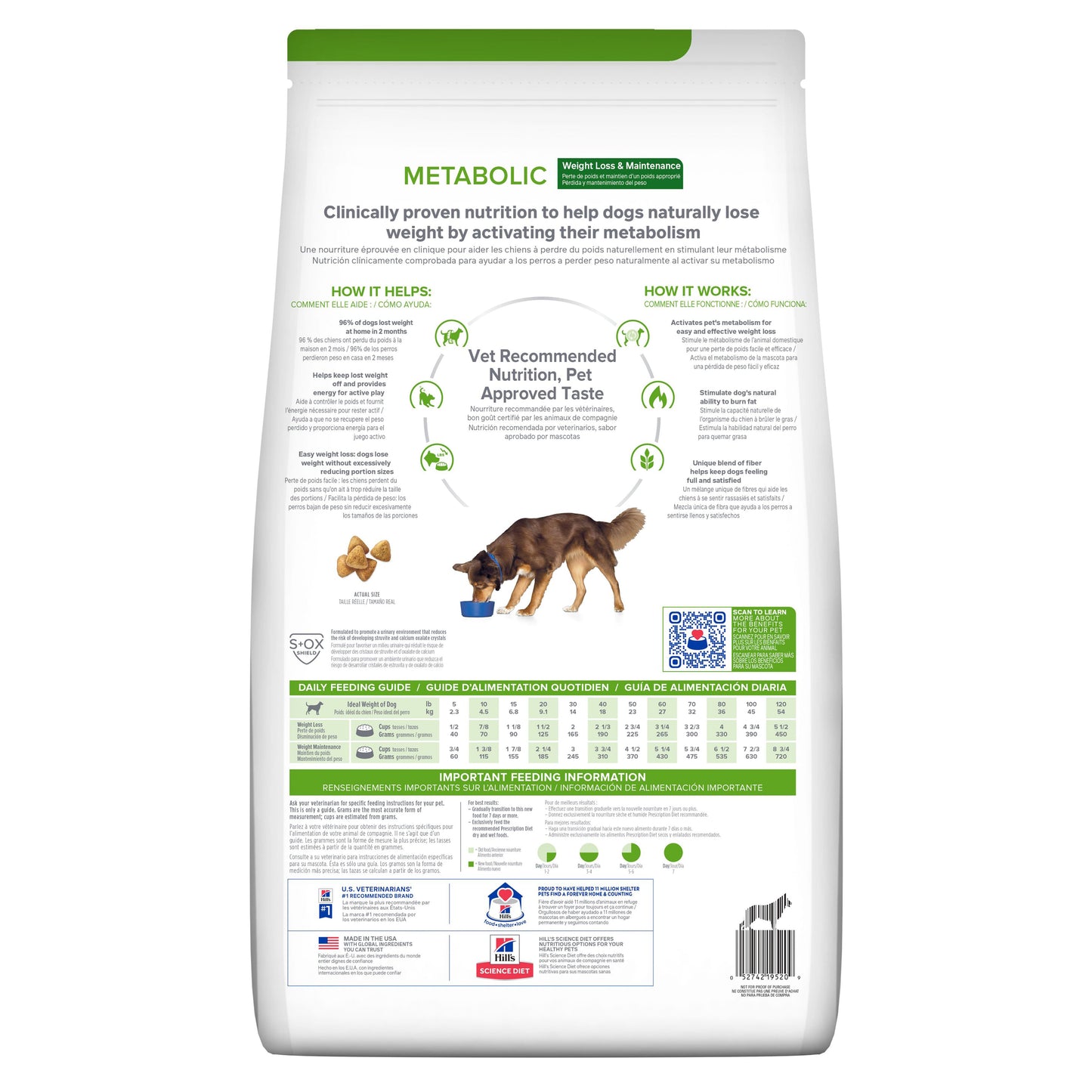 Hills Science Diet Alimento Perros Metabolic Control Peso Pienso
