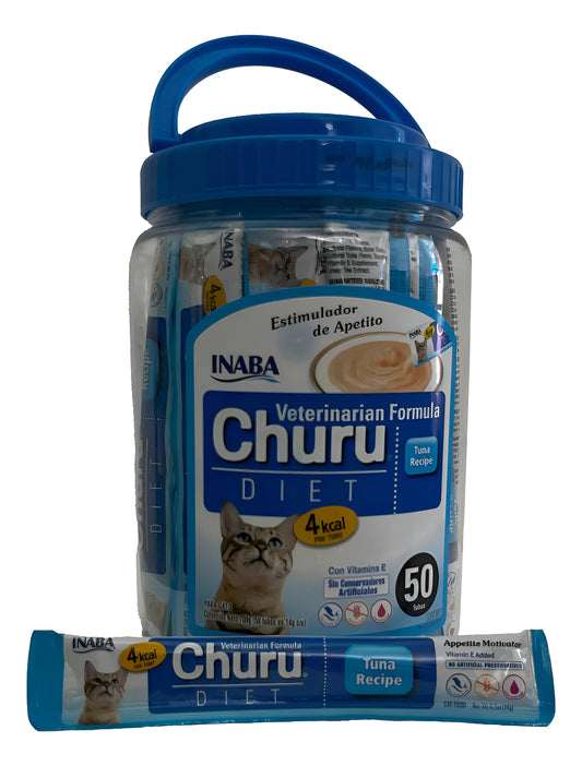 Churu Premios Para Gato Dieta 50 Sobres De 14 Gr Sabor Atún