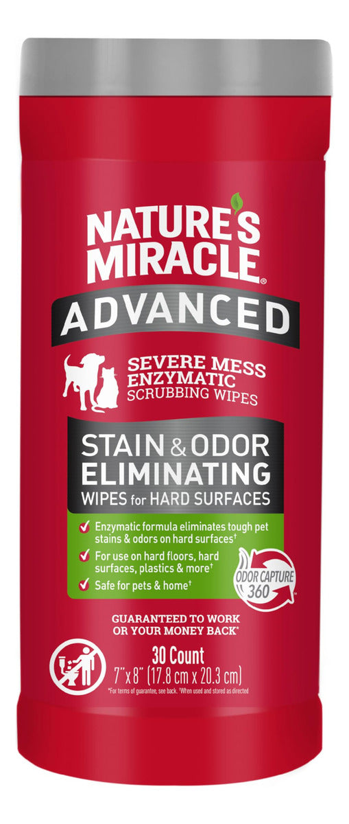 Toallitas Perro Manchas Olores 30 Pzas Natures Miracle