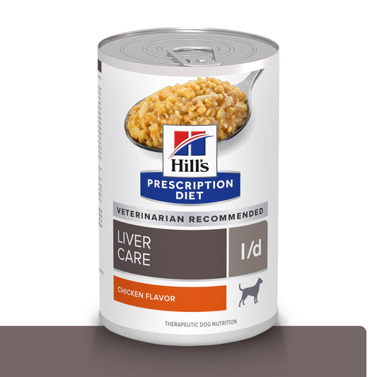Hills Science Diet Alimento Perros l/d Lata 370 gr Enfermedad Hepatica Alimento Humedo LD