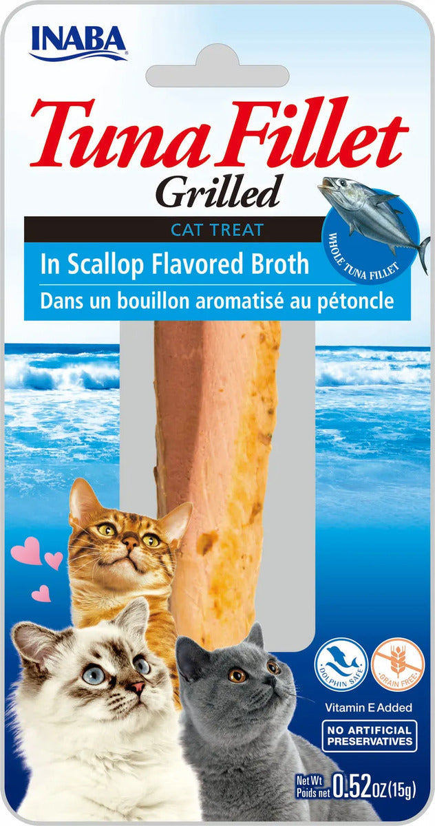 Churu Filete De Atún Y Vieira Para Gato Paquete 4 Piezas 15g