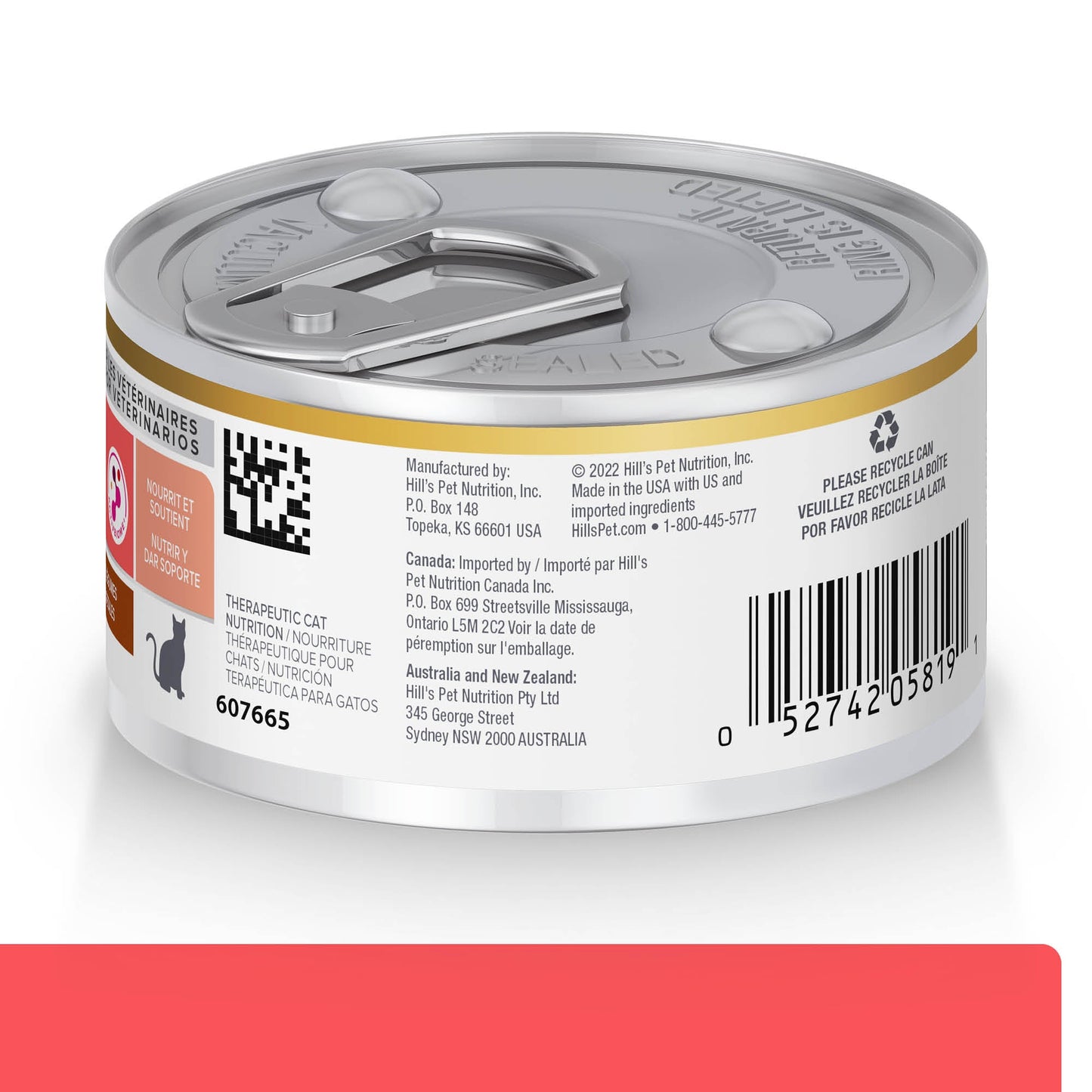 Hill's Prescription Diet ONC Felino Lata con 82 gr de Alimento Húmedo para Gatos con Cáncer Nutrición Clínica para una Vida Plena y Saludable