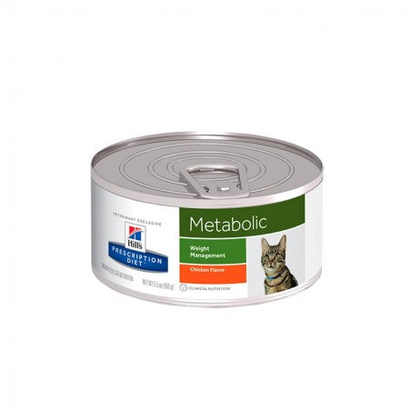 Hills Science Diet Alimento Gatos Metabolic Lata 85 gr Control de Peso Humedo