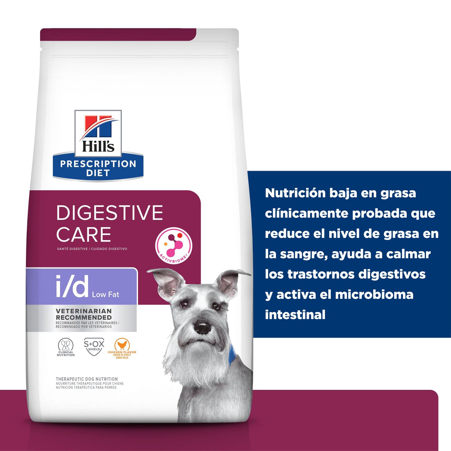 Hills Science Diet Alimento Perros i/d Low Fat 3.9 kg Enfermedad Gastrointestinal id