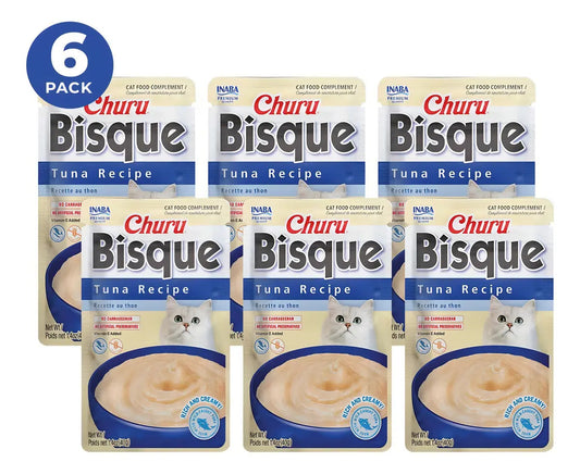 Churu Bisque Para Gato Sabor Atún Caja 6 Sobres De 40g