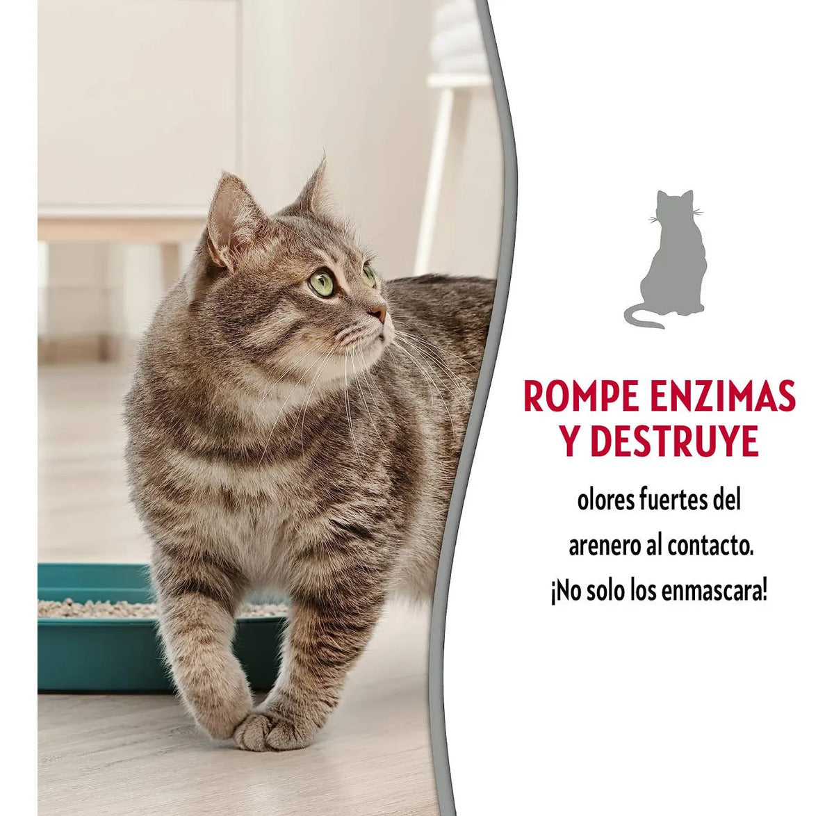 Natures Miracle Destructor Olores Para Arenero Gato 709ml