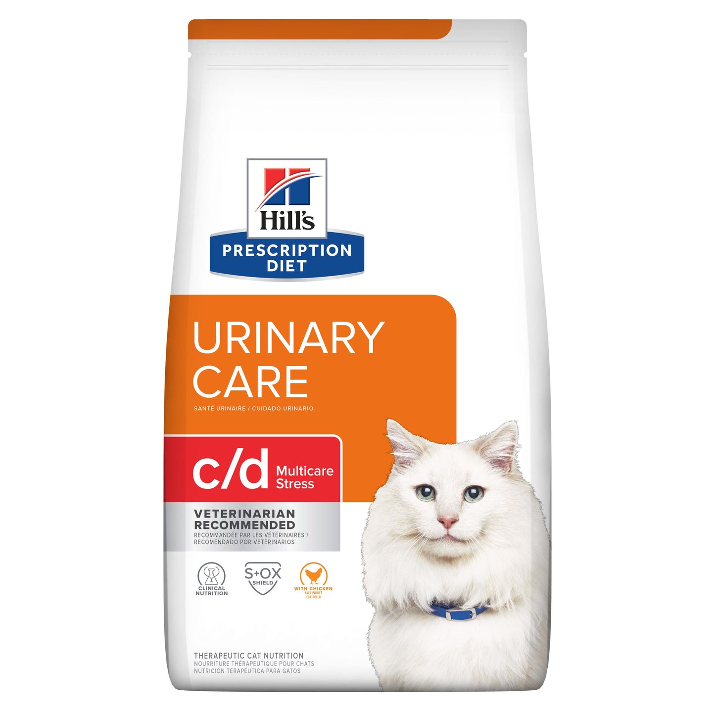 Hills Science Diet Alimento Gatos c/d Multicare Stress 1.8 kg Urolitiasis Croqueta cd