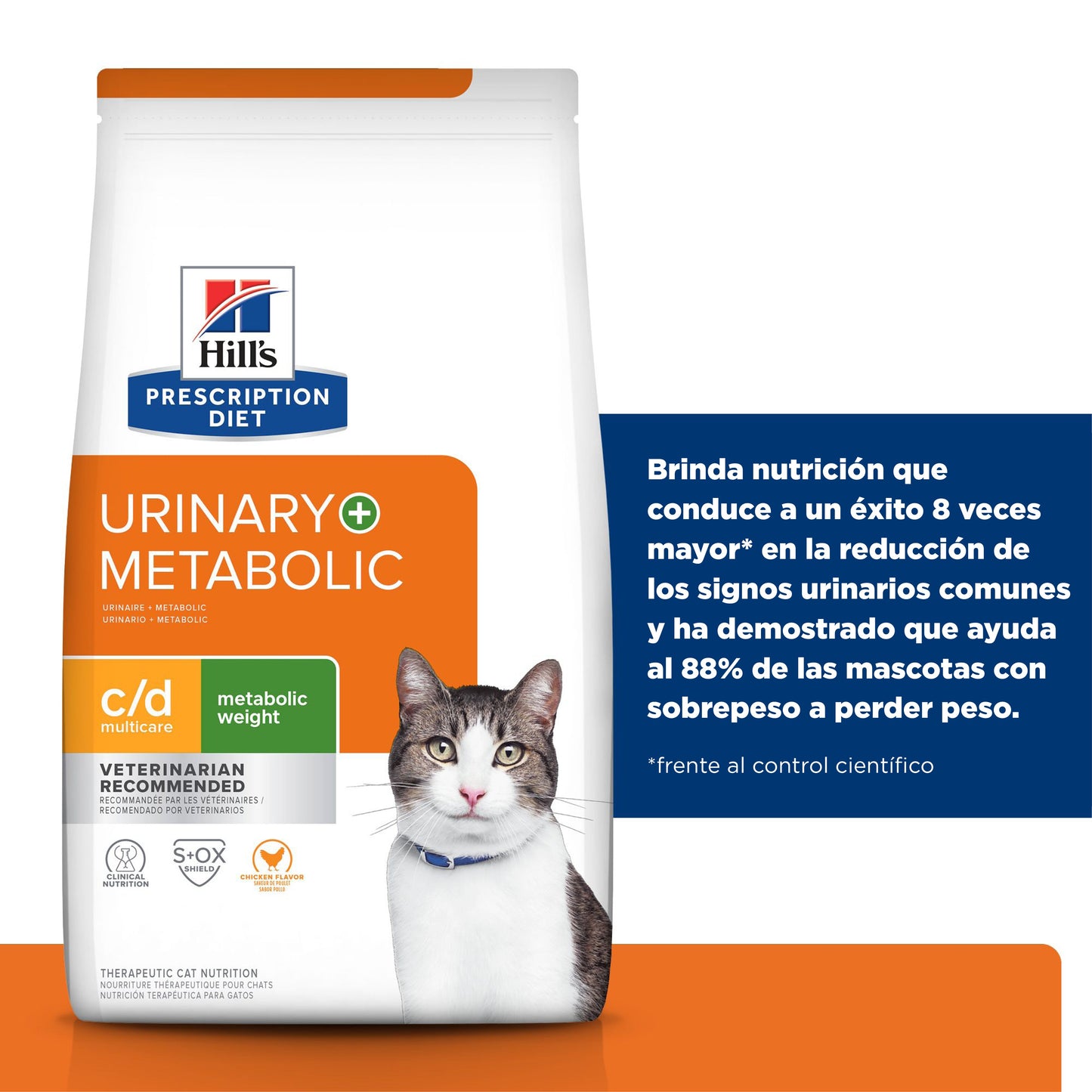Hills Science Diet Alimento Gatos Metabolic + Urinary 2.9 kg Croquetas Pienso
