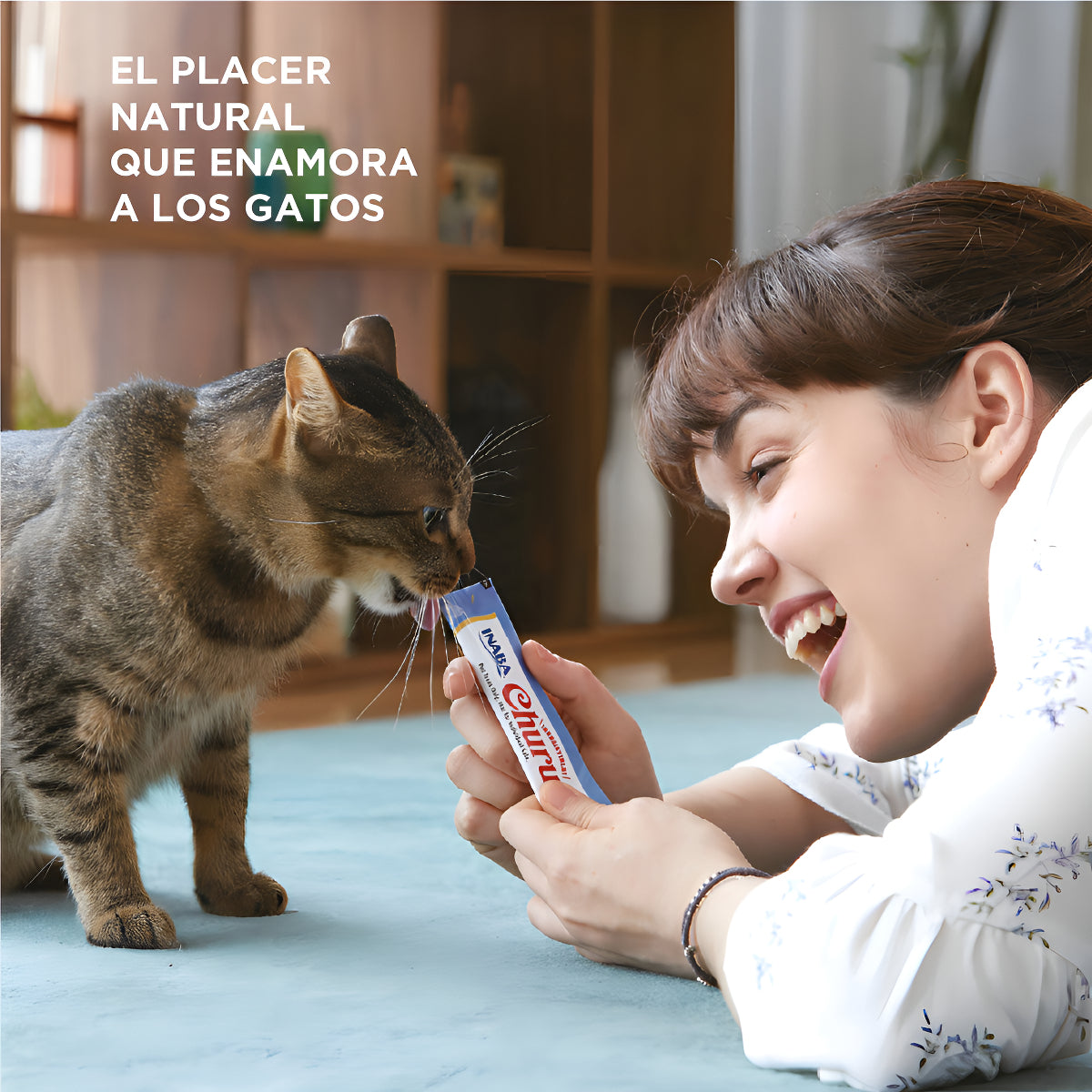 Inaba Snack Cat Churu Vieira/scallop - Sobre Con 4 Tubos