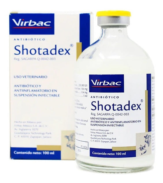 Shotadex Inyectable Bovinos 100 Ml Virbac
