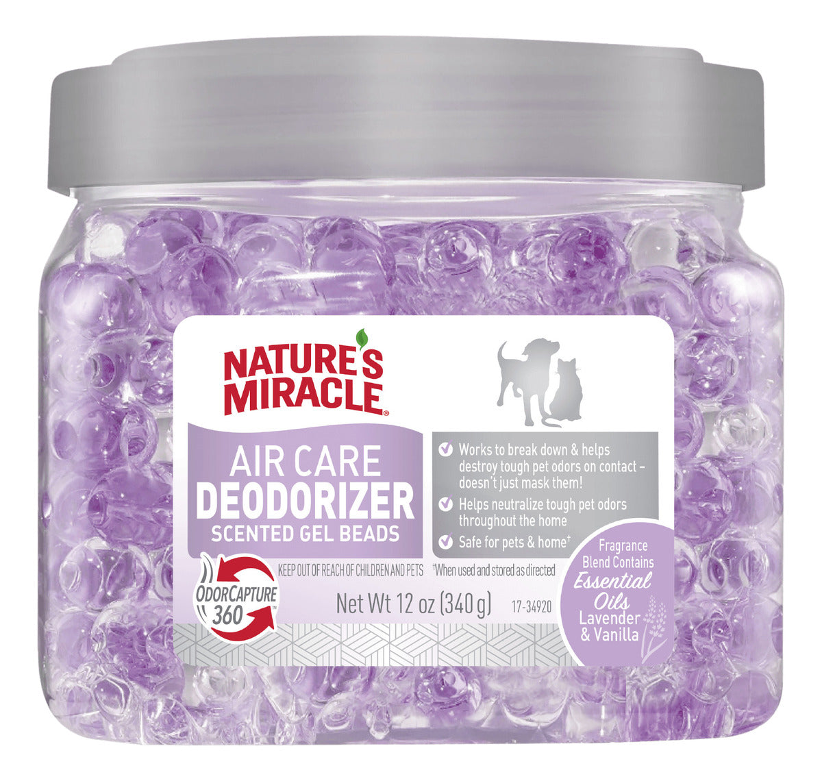 Perlas Natures Miracle Lavanda Vainilla 340g Ambientes