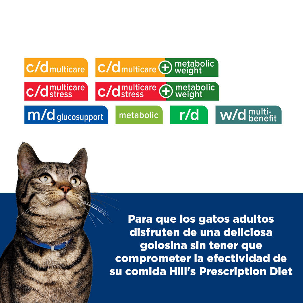 Hill's Prescription Diet Metabolic Treats Premios de Control de Peso para gatos  70gr