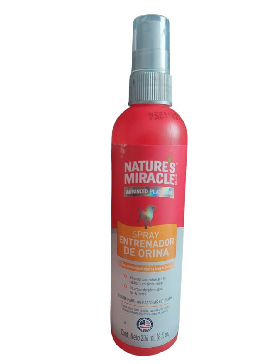 Nature´s Miracle Spray Atrayente de Entrenamiento para Cachorros 236 ml