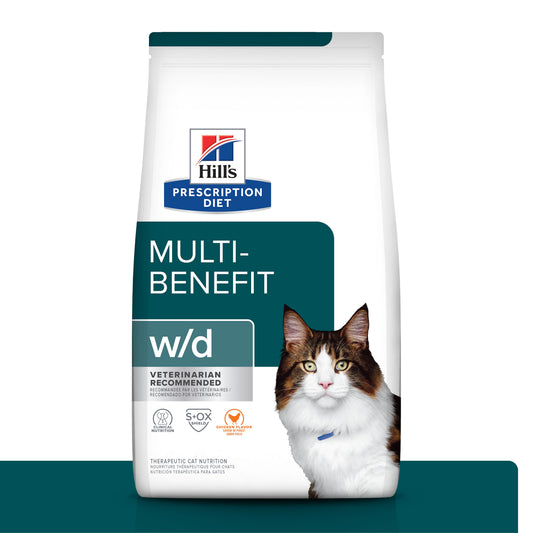 Hills Science Diet Alimento Gatos w/d 3.9 kg Prevención Obesidad Croquetas Pienso WD