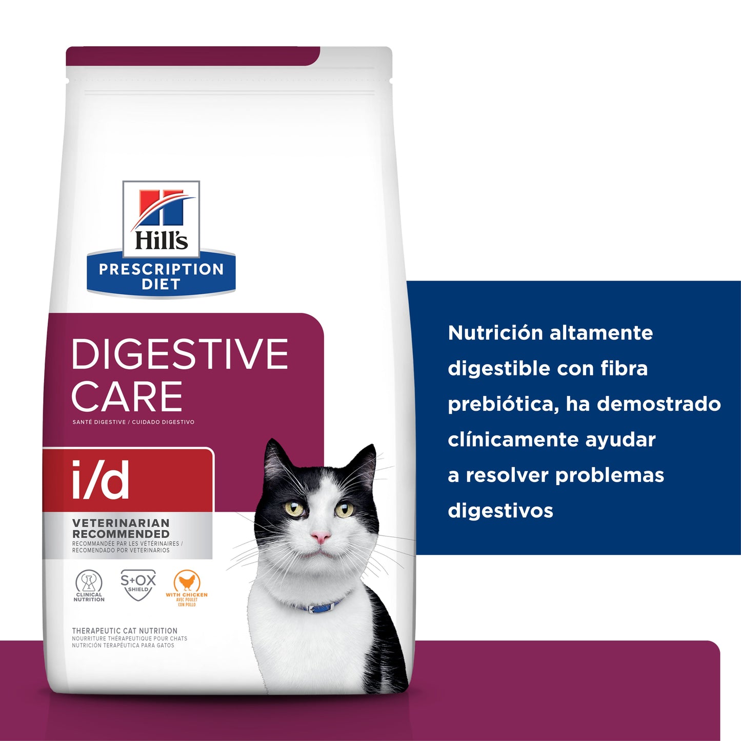 Hills Science Diet Alimento Gatos i/d 1.8 kg Enfermedad Gastrointestinal Croquetas id