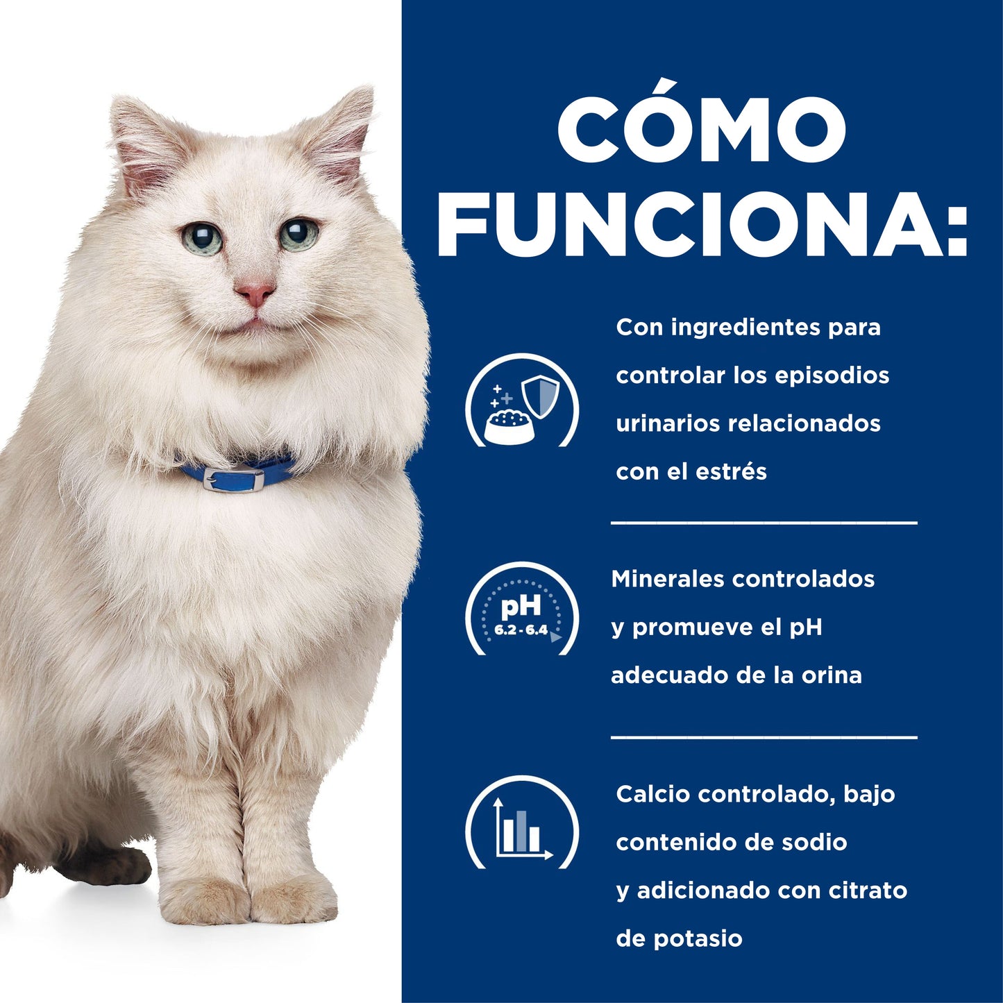 Hills Science Diet Alimento Gatos c/d Multicare Stress 1.8 kg Urolitiasis Croqueta cd